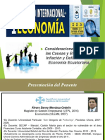 Consideraciones Acerca de Las Causas y Efectos de La Inflacion y Deflacion en La Economia Ecuatoriana Alvaro Mendoza