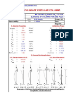 Buckling - Circular Section - ULS