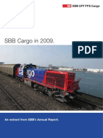 SBB Cargo in 2009.: An Extract From SBB's Annual Report