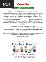 Comunicado Escolar aos Pais e Responsáveis | PDF | Lição | Escolas