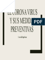 El Corona Virus y Sus Medidas Preventivas