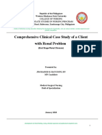 Comprehensive Clinical Case Study of A Client With Renal Problem