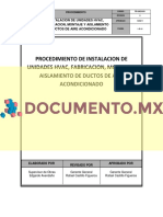 Documento - MX Procedimiento de Instalacion de Sistema Hvac