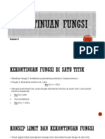 9 - Kekontinuan Fungsi