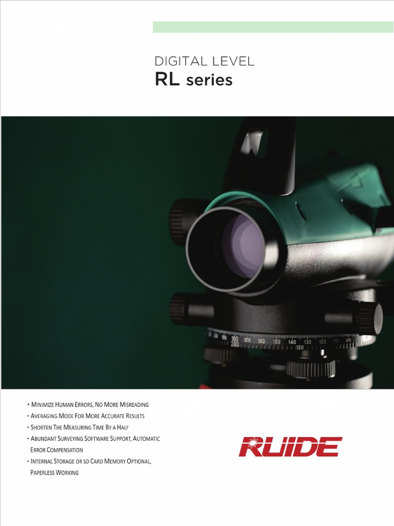 Nivel Digital Ruide Serie RL 15 | PDF