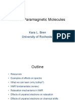 Kara.L Bren NMR of Paramagnetic Molecules
