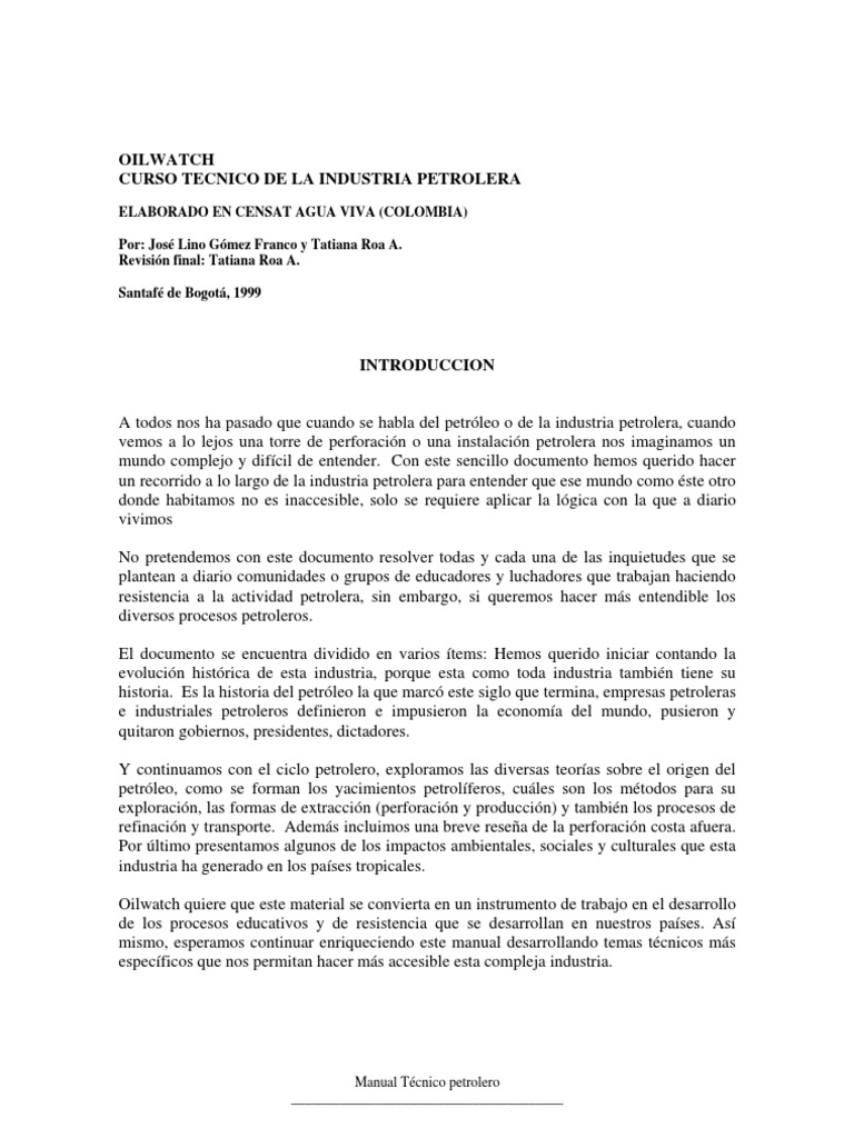 Historia y Ciclo de la Industria Petrolera | PDF | Petróleo | Royal ...