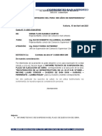 Carta Suspension de Plazo Consorcio San Antonio