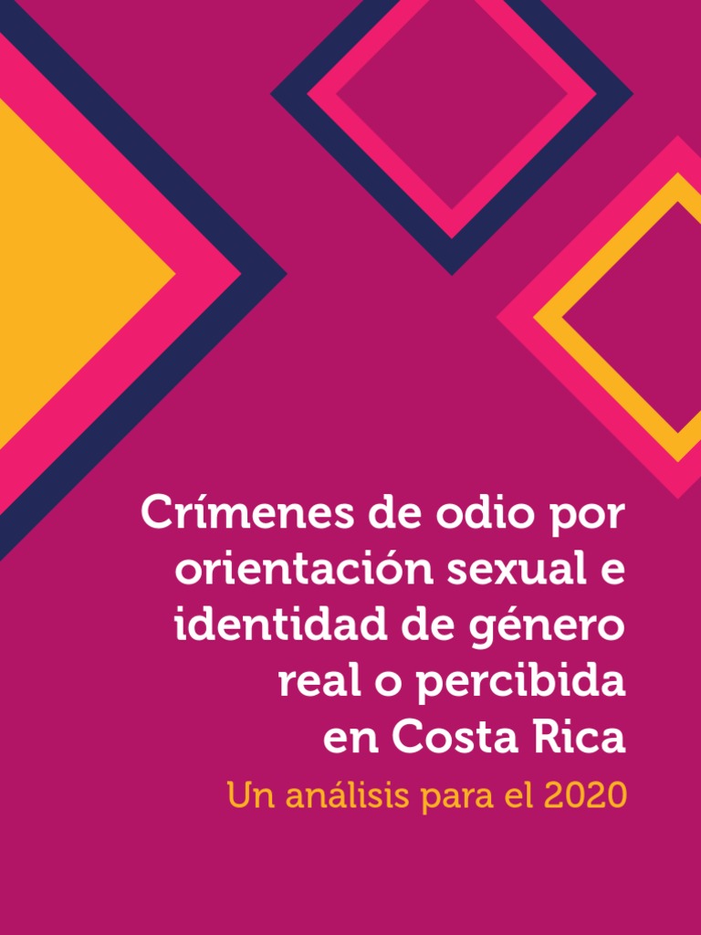 Crímenes de odio en Costa Rica 2020 | PDF | Crímenes de odio | La ...