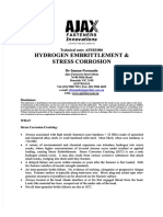 Technical Note Stress Corrosion and Hydrogen Embrittlement - Compress