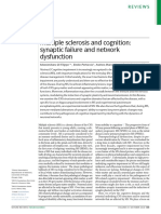 Di Filippo 2018. Multiple Sclerosis and Cognition. Synaptic Failure and Network Dysfunction