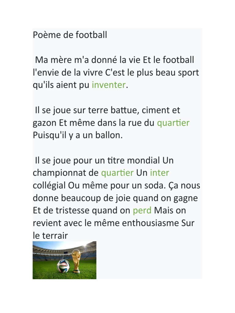 Poeme Sport : Émotion et Passion en Vers