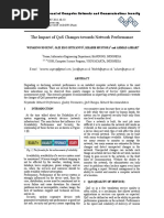 The Impact of Qos Changes Towards Network Performance