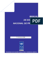 Manual de Execução Nacional de Projetos - Pnud