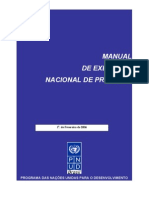 Manual de Execução Nacional de Projetos- pnud