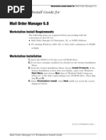 Dydacomp's Multichannel Order Manager 6.0 Workstation Install Guide