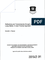 Reflectivity and Transmissivity Through Layered, Lossy Media A User-Friendly Approach