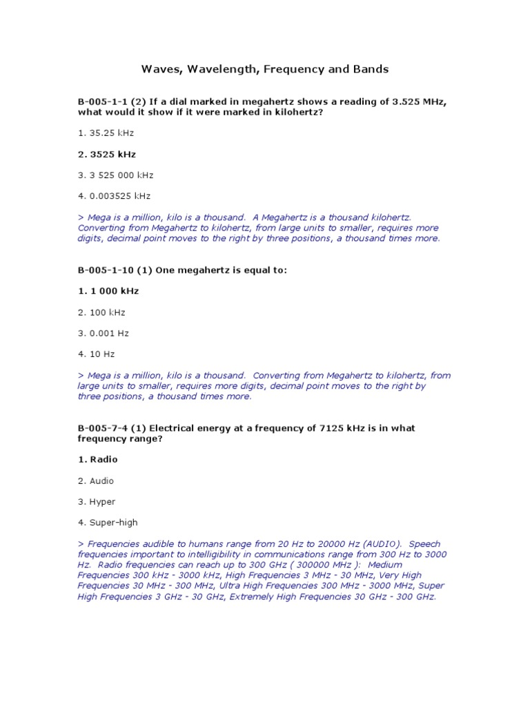 Understanding Waves and Frequencies | PDF