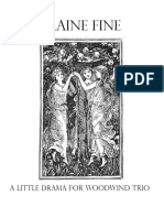 A Little Drama For Woodwind Trio Score and Parts