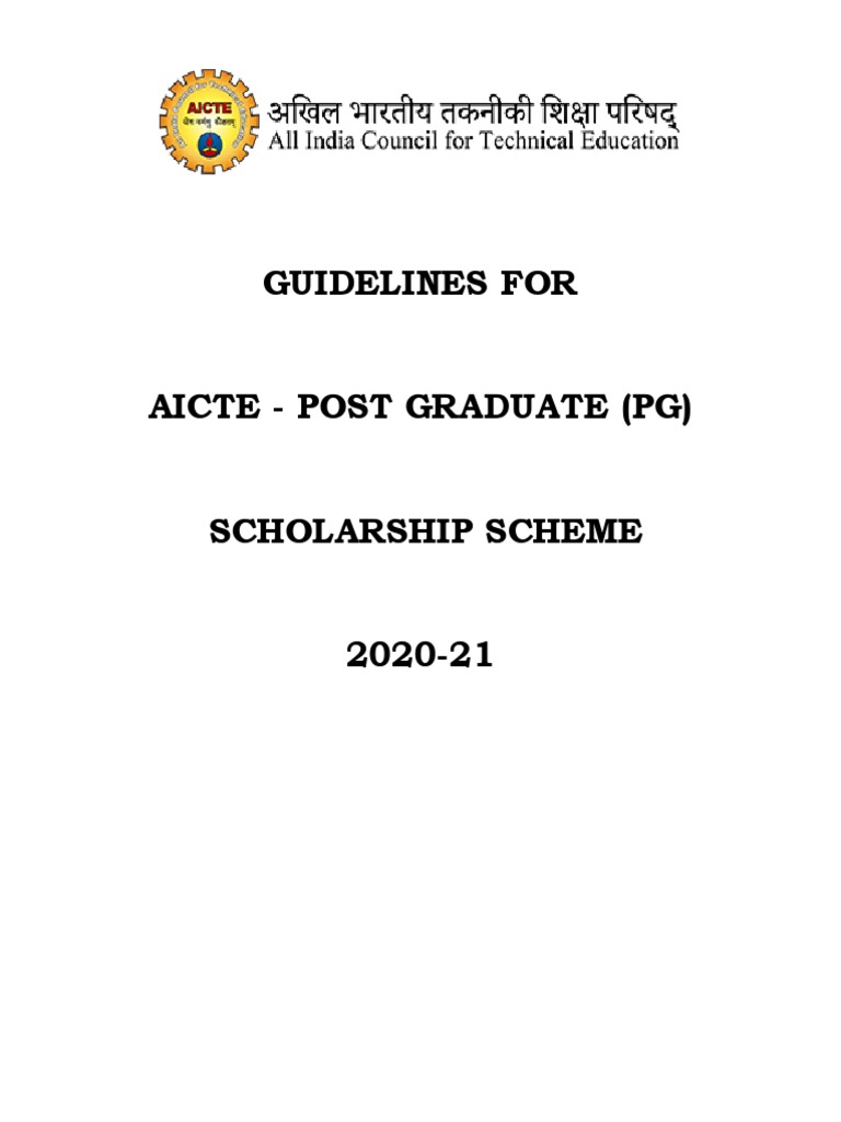 PG Scheme Guidelines | PDF | Postgraduate Education | Higher Education