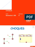 Choque y conservación de la cantidad de movimiento en física