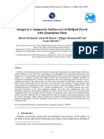 Design of A Temporary Surface With Design of A Temporary Surface-Level Helipad Paved With Aluminium Mats Level Helipad Paved