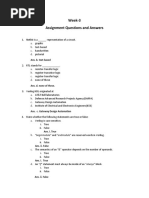 Week 3 Assignment Solution