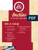 Haidilao - IT in ERP and HRM