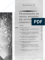 CAP 11 TRANSMISION DE DATOS BINARIOS EN SISTEMAS DE COMUNICACIONES