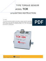 Rotary Type Torque Sensor Model Operating Instruction