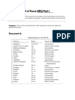 Fall of Rome DBQ Part I: Document A