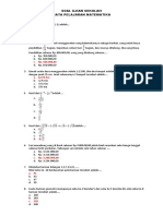 Soal Matematika US Sajim