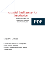 Artificial Intelligence - Introduction