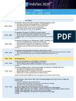 Agenda DAY 1 (25 - AUG - 2020) : Speaker: Rudi Lumanto, Chairman, ID-SIRTII/CC