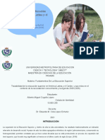 Trazabilidad de La Educación Superior en América Latina y El Caribe