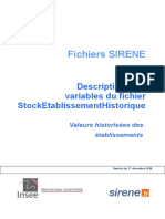 Description Fichier Stocketablissementhistorique