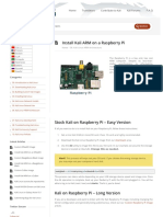 Install Kali ARM On A Raspberry Pi