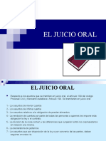 JUICIO ORAL Correcta Infima Cuantia, Alimentos y Rendir Cuentas