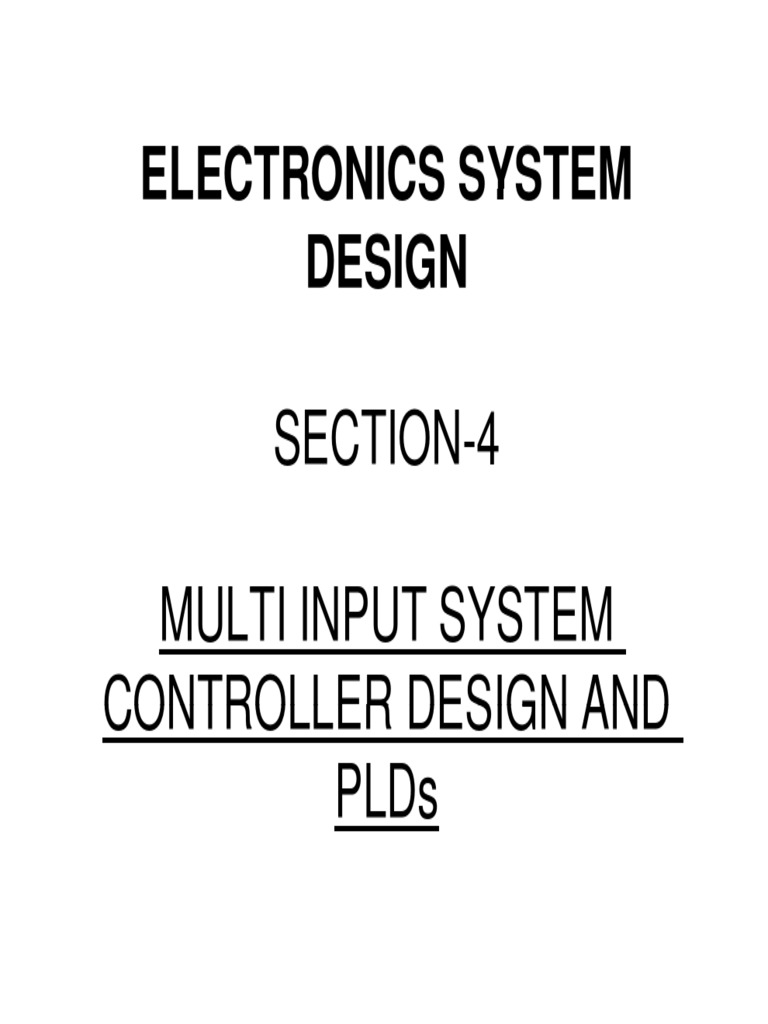 Electronics System Electronics System Design | PDF | Field Programmable ...