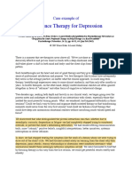 Coherence Therapy For Depression: Case Example of