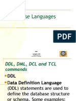 Database Languages: by Simi