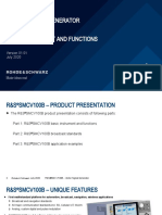 Part 1 SMCV100B Vector Signal Generator Product Presentation V01.01 July 2020