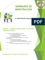 Unidad 1 - Diseño, Estructura y Cultura Organizacional 2020