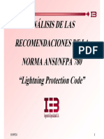 Analisis Norma NFPA - 780