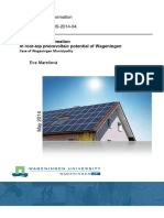 Marešová - 2014 - LIDAR Based Estimation of Roof-Top Photovoltaic Potential of Wageningen