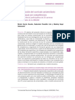 Construcción Del Currículo Universitario Con Enfoque Por Competencias