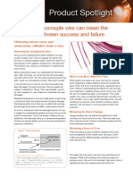 Quality Thermocouple Wire Can Mean The Difference Between Success and Failure