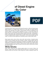 Causes of Diesel Engine Smoke