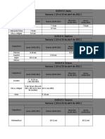 Horario Ciclo III y IV Guía # 3