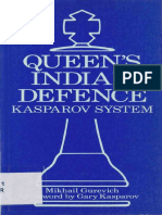 Queens Indian Defence Kasparov System - Gurevich - 1991